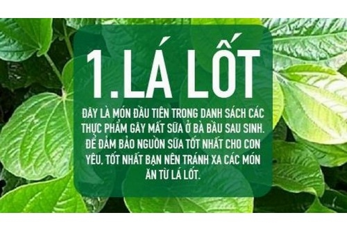 Thực phẩm ‘âm thầm’ làm mất sữa mẹ